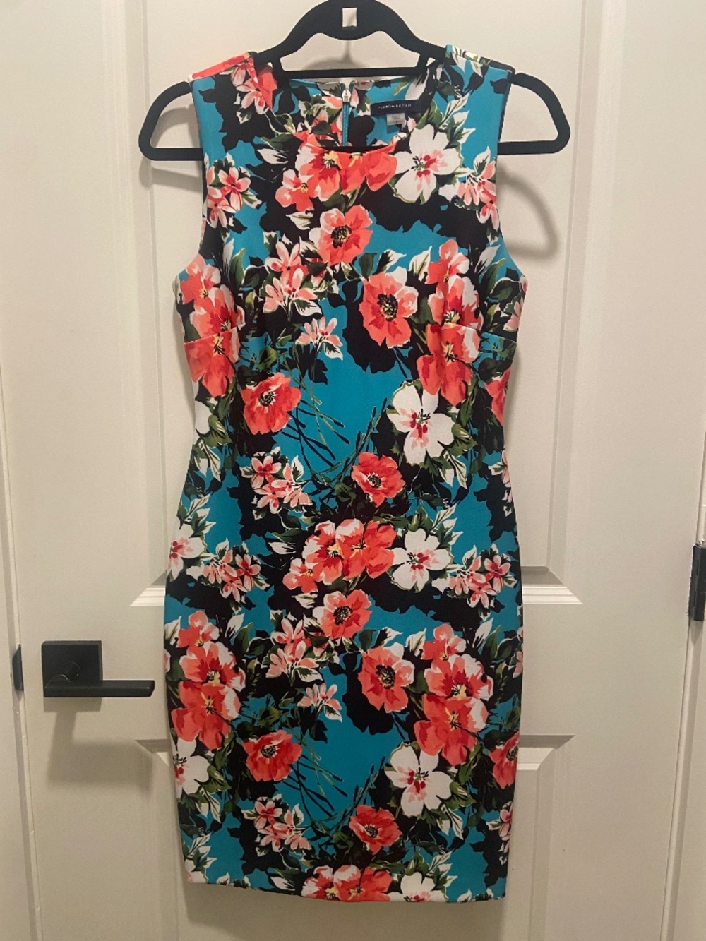 Tommy Hilfiger Teal Floral Dress
